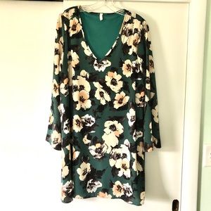 PinkBlush Floral Flowy Dress